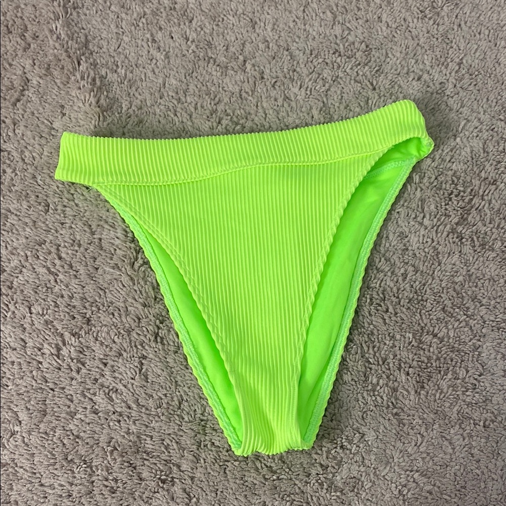 Hollister Neon Green Swimwear